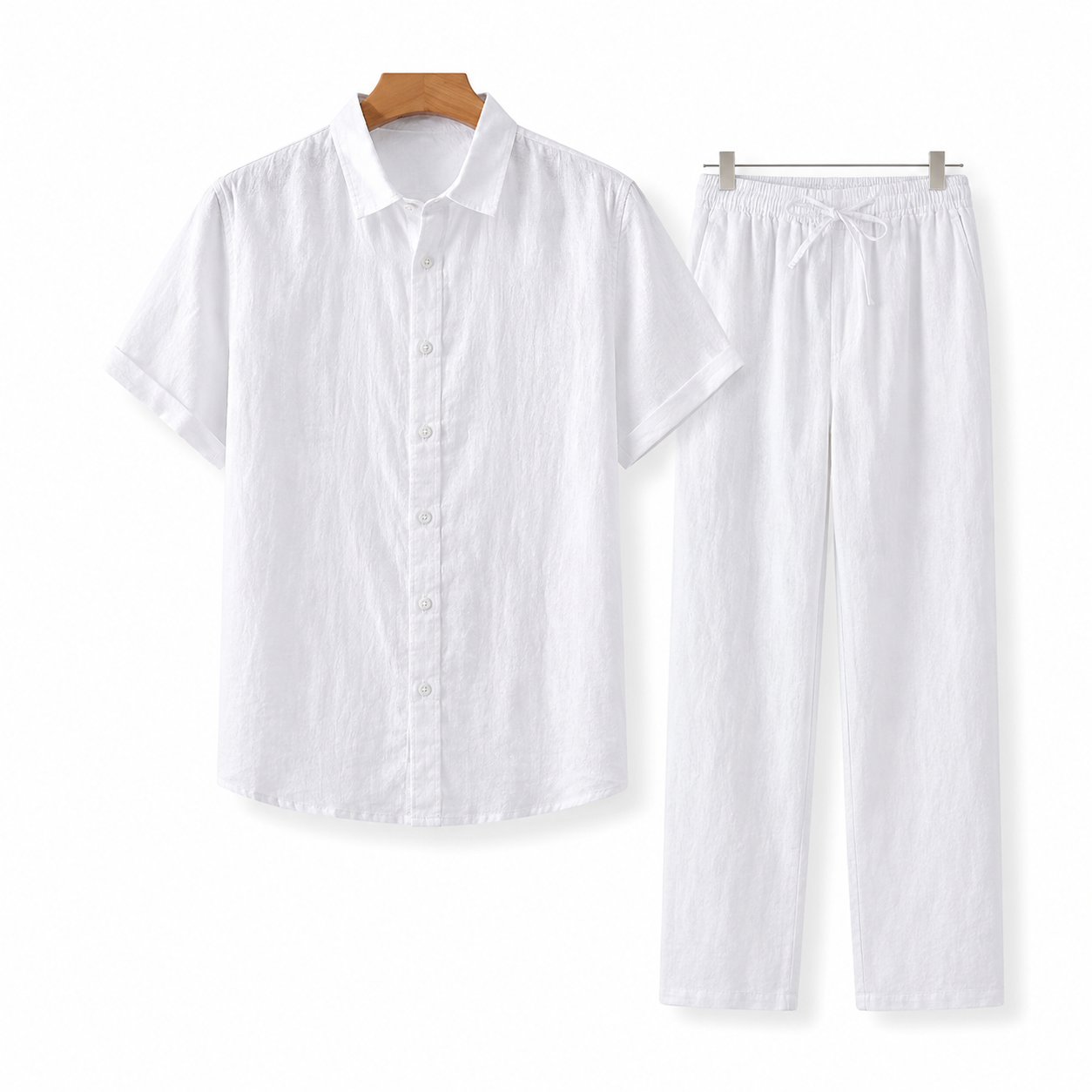 Old Money Linen Resort Combo - Short Sleeve