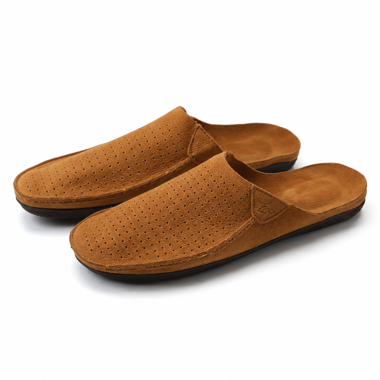 Lission Lambskin Leather Slippers