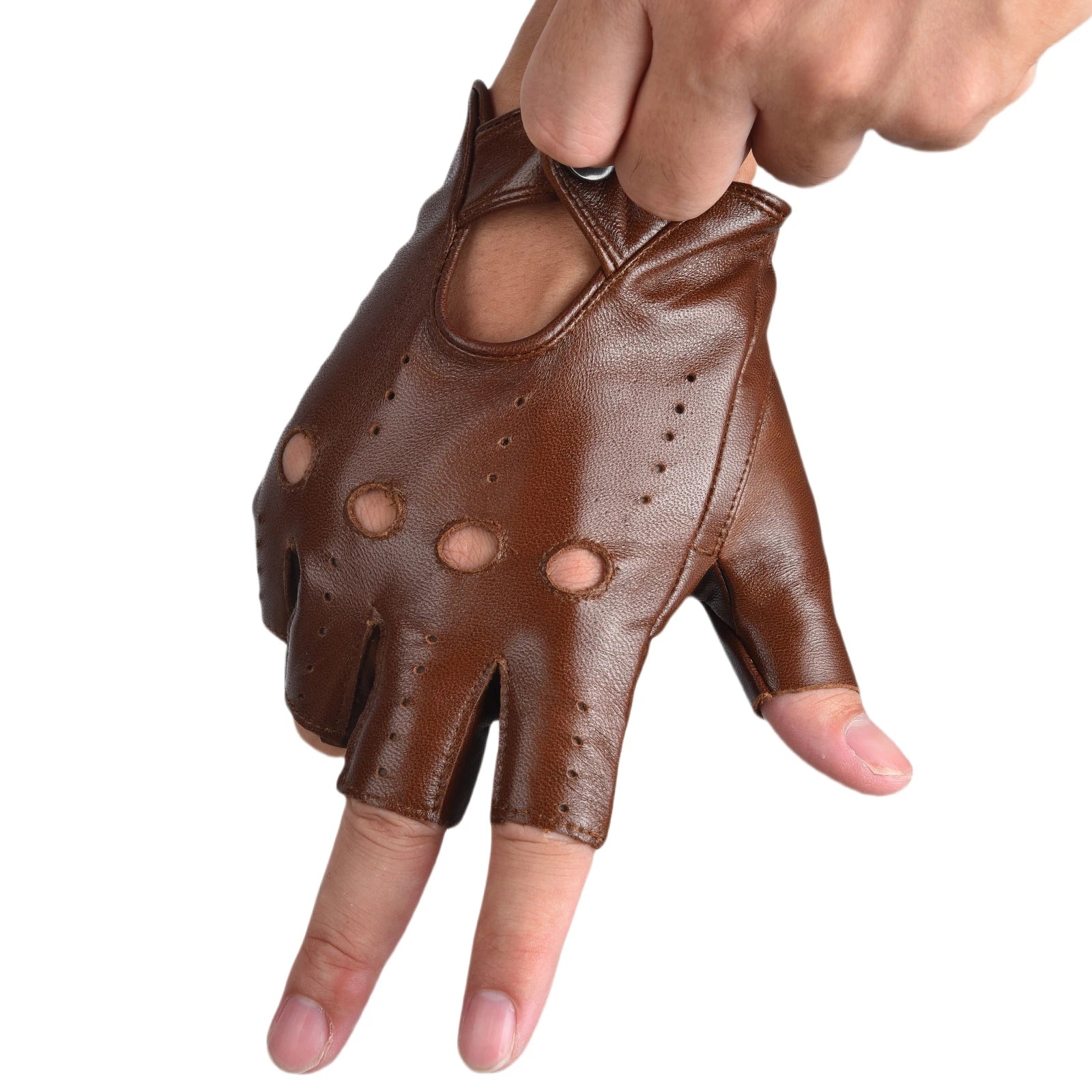 Calf Leather Driving Gloves