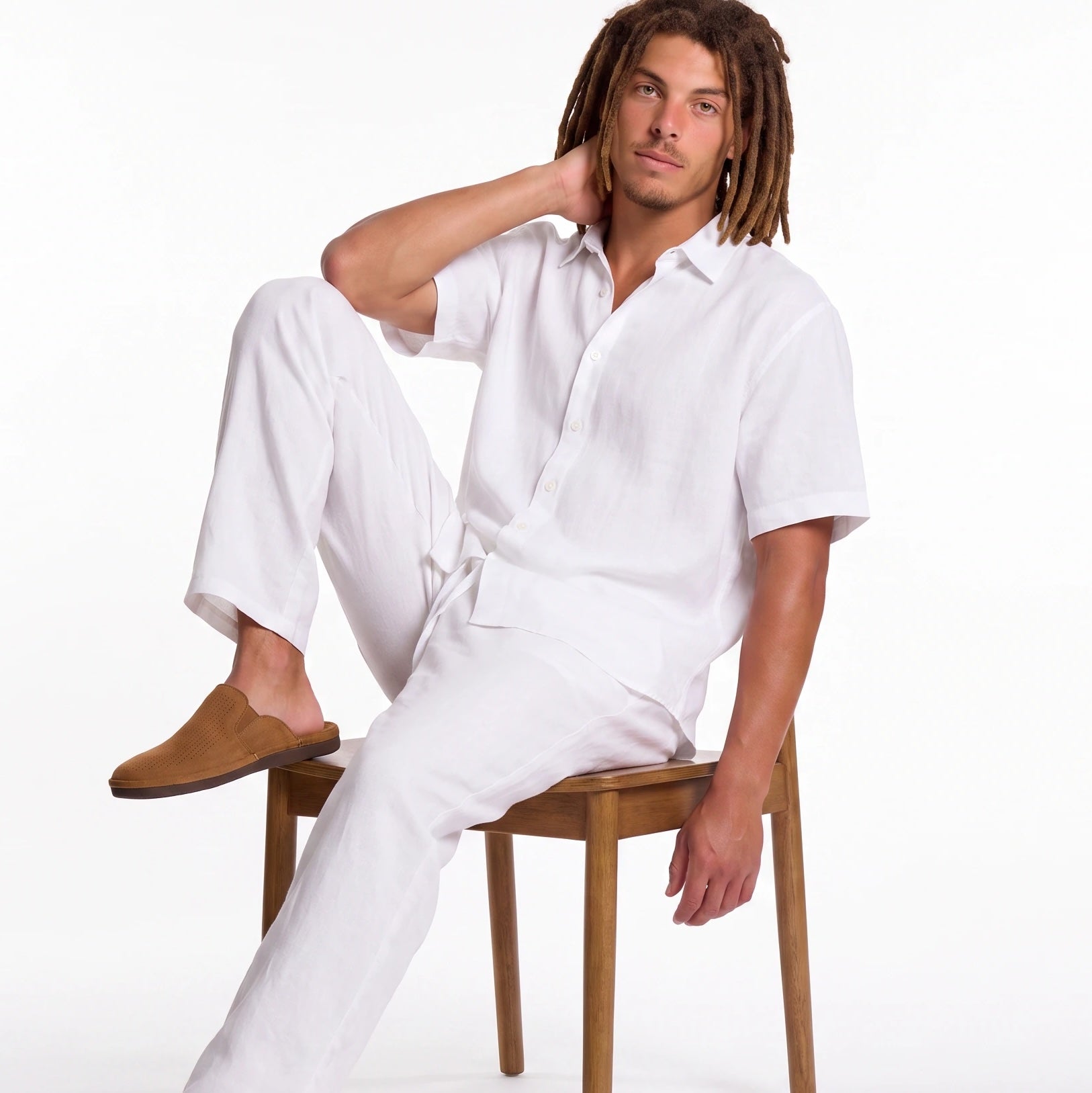Old Money Linen Resort Combo - Short Sleeve