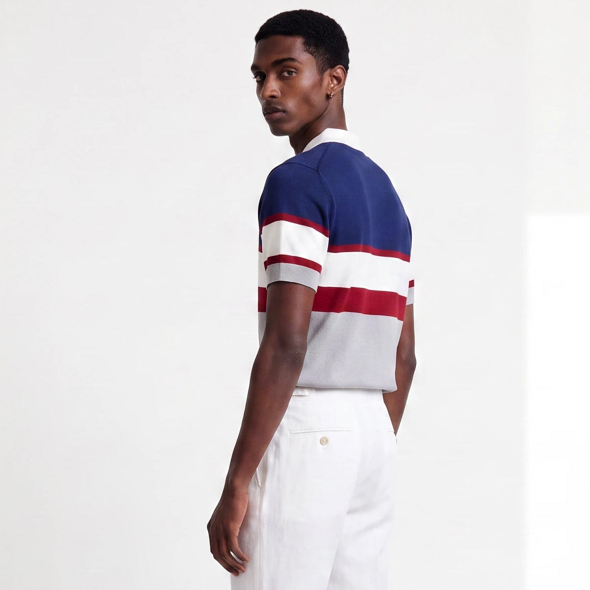 Antala Knitted Polo Top