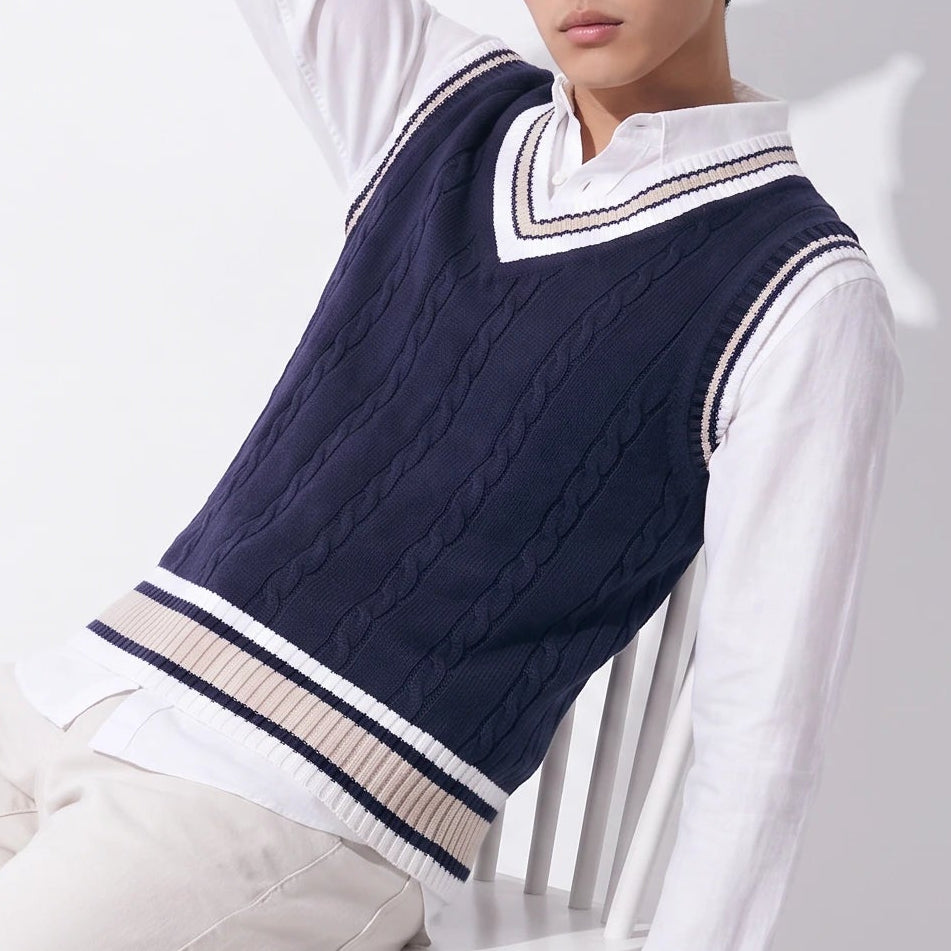 Oxford Knitted Vest