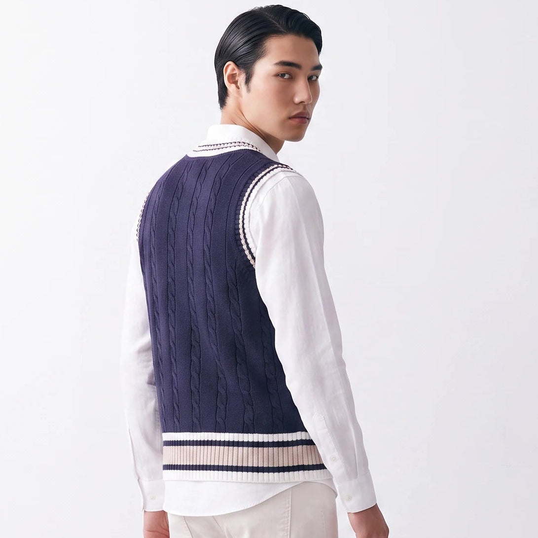 Oxford Knitted Vest