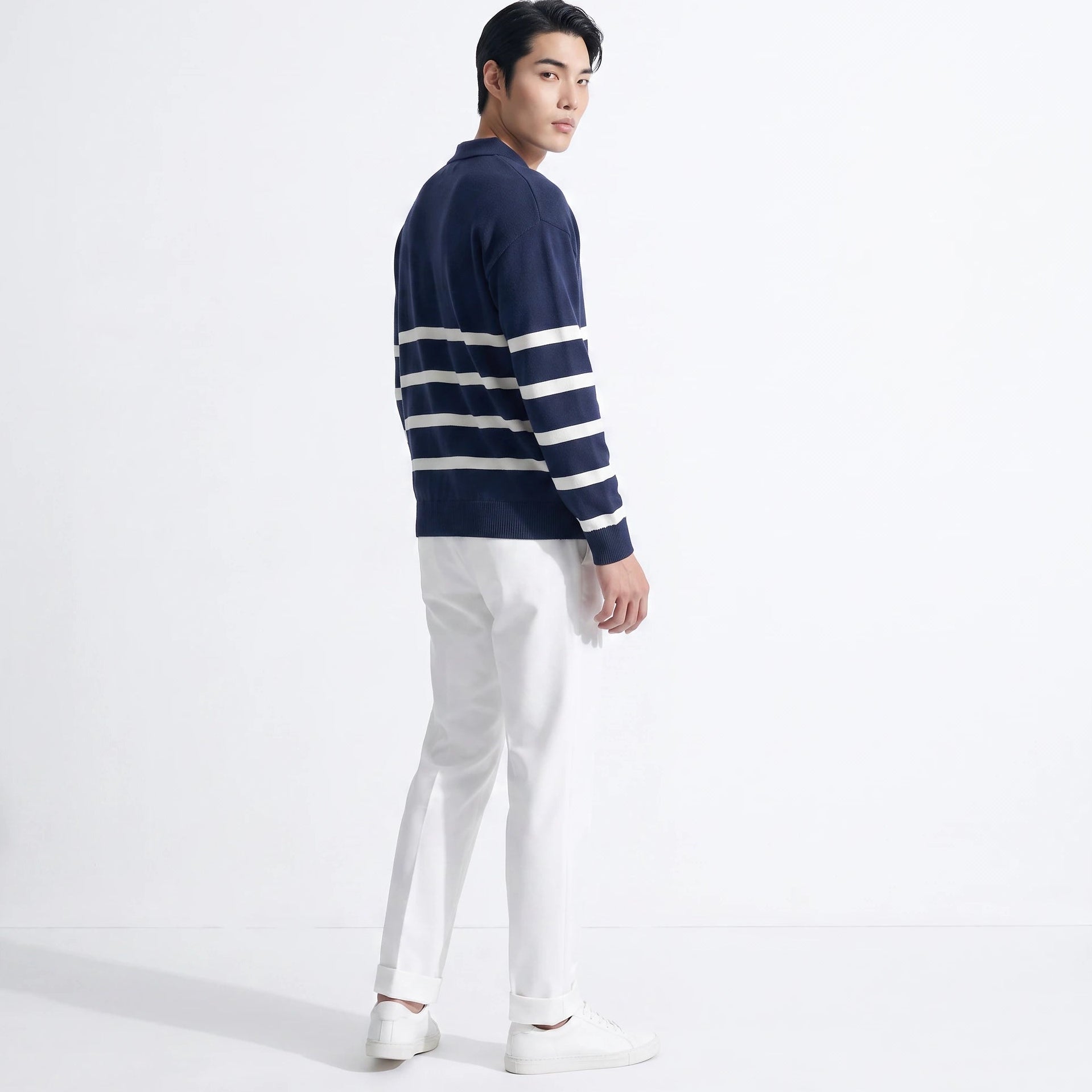 Santiago Long Sleeve Polo Knit