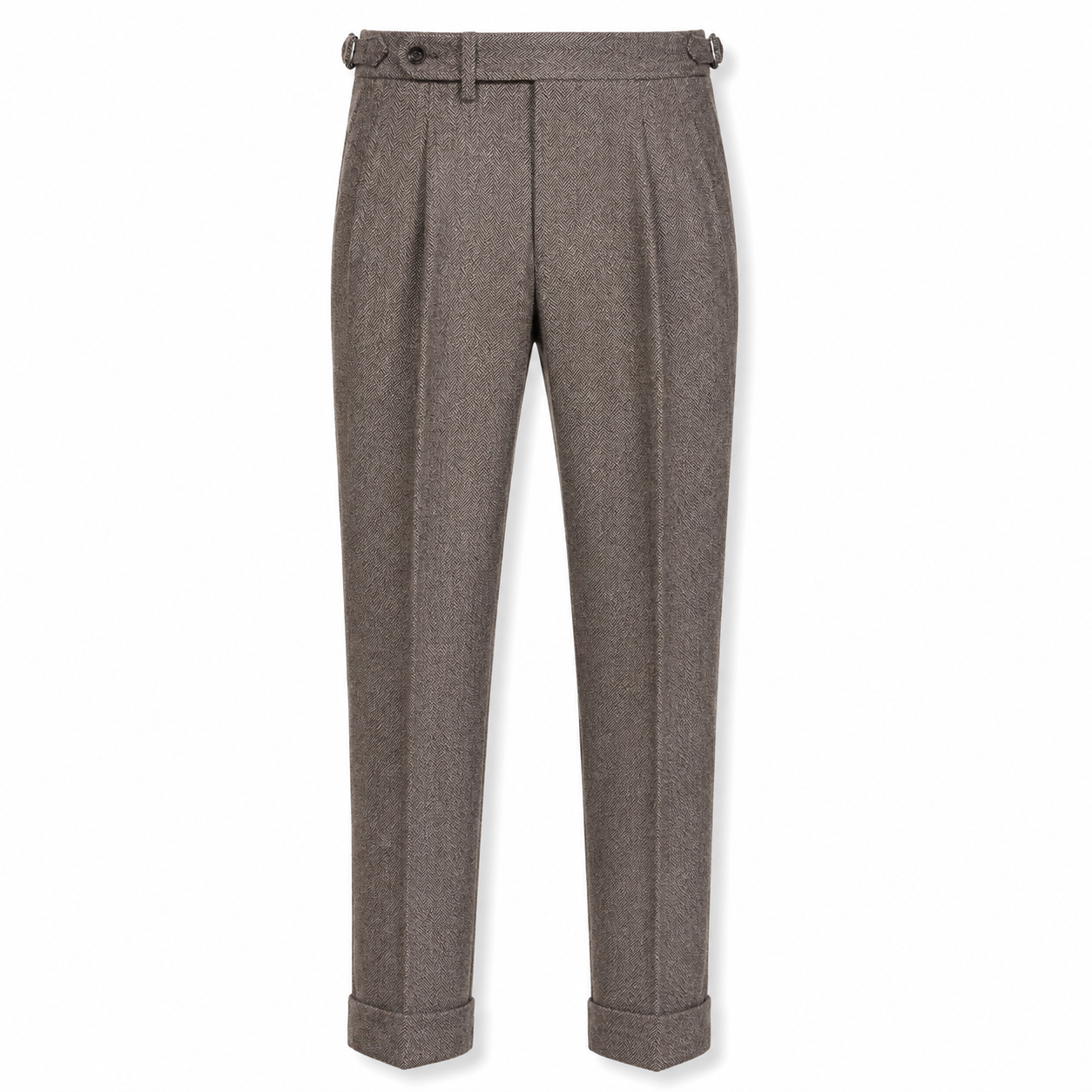 Borallay Herringbond Tweed Trouser