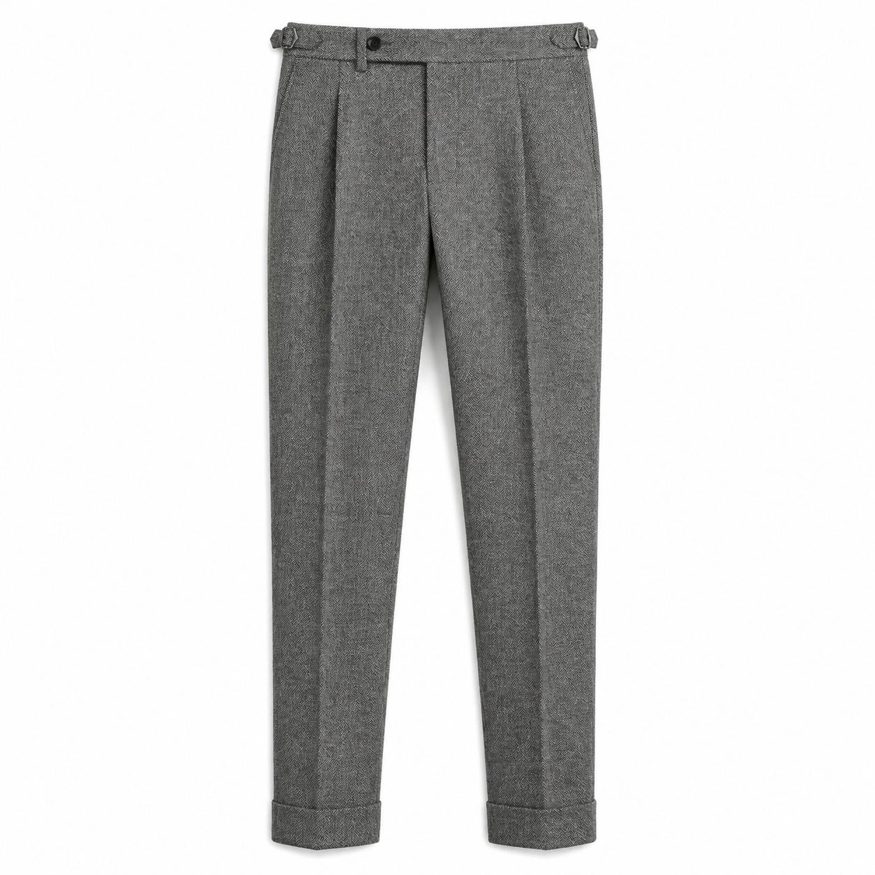 Borallay Herringbond Tweed Trouser