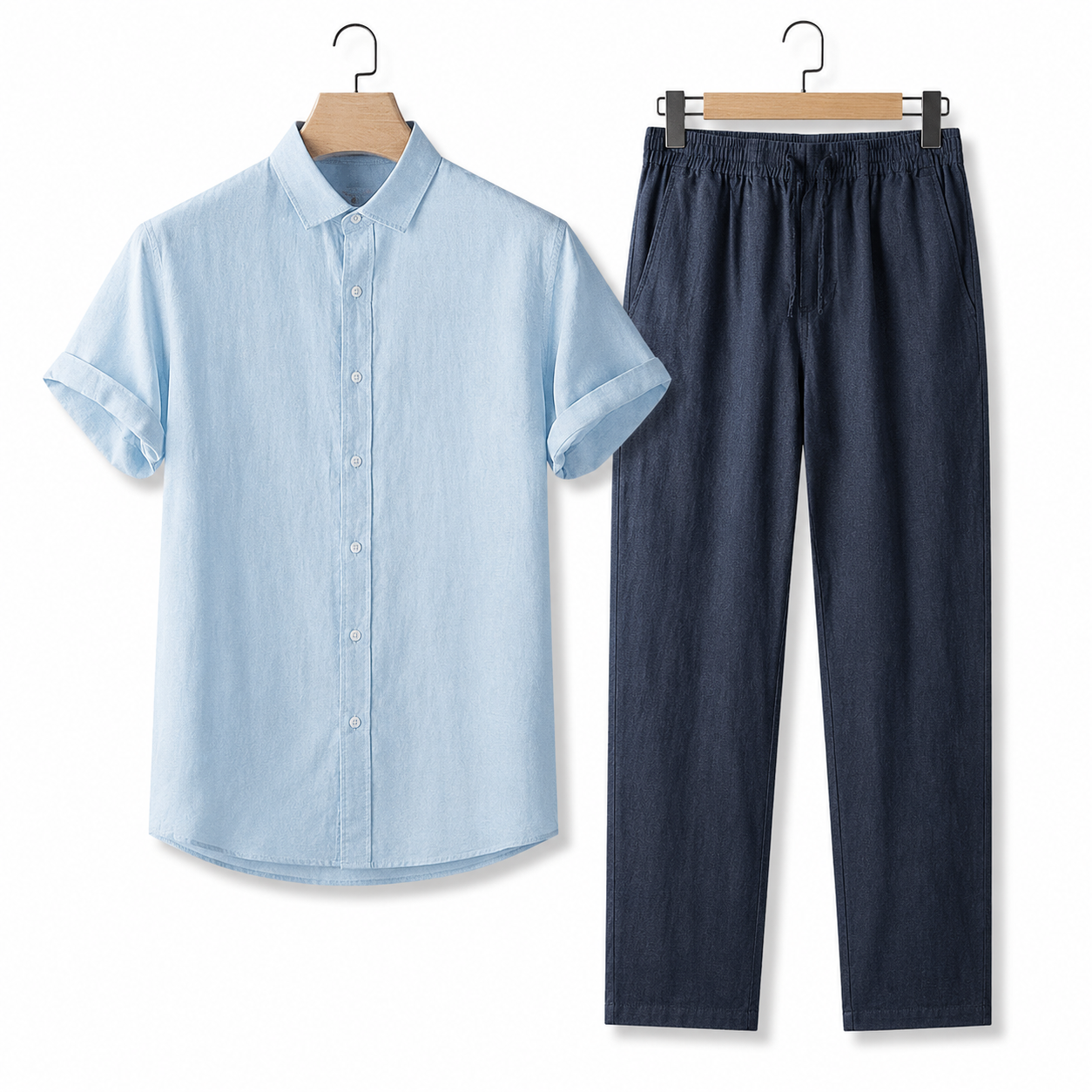 Old Money Linen Resort Combo - Short Sleeve