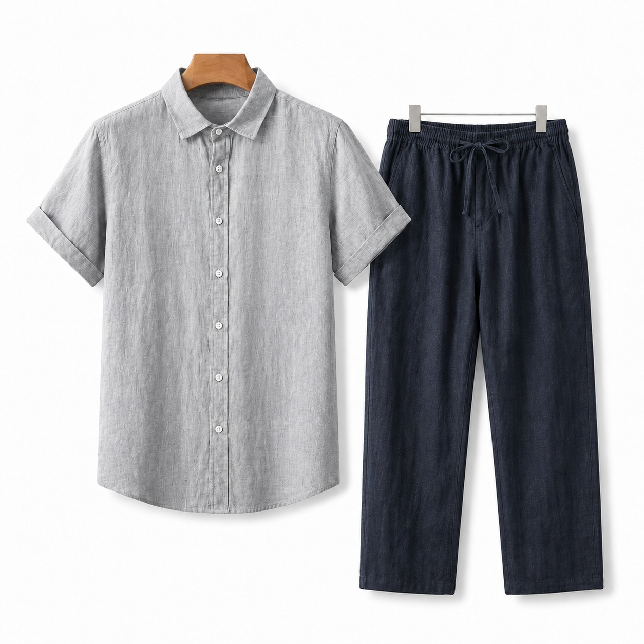 Old Money Linen Resort Combo - Short Sleeve