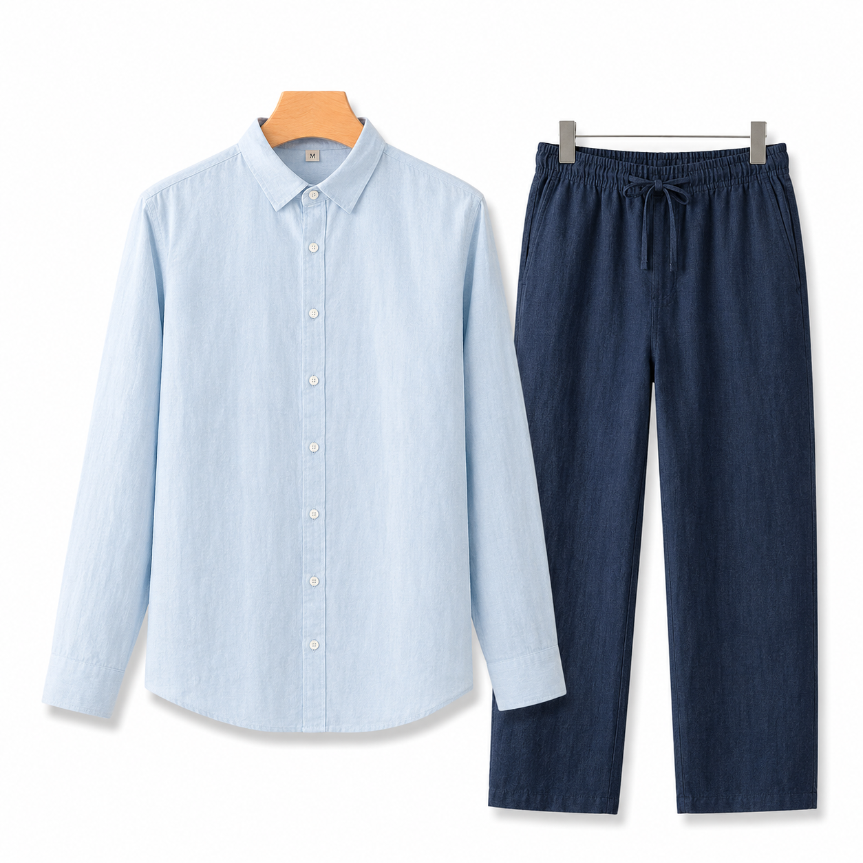 Old Money Long Sleeve Linen Combo