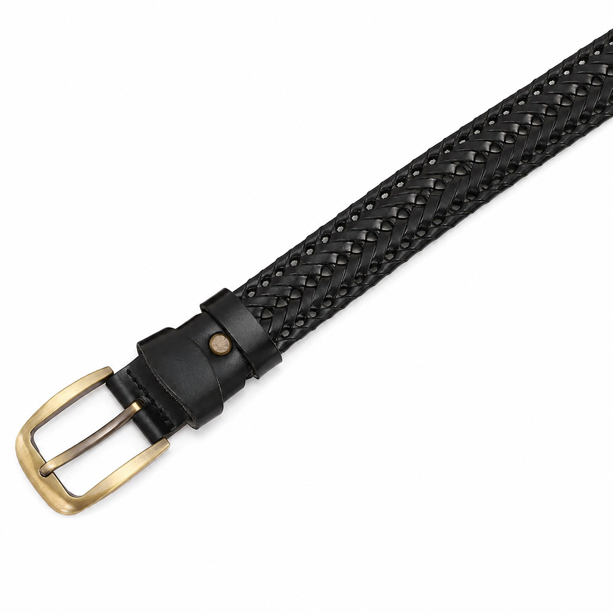 Bella Vista Woven Leather Belt