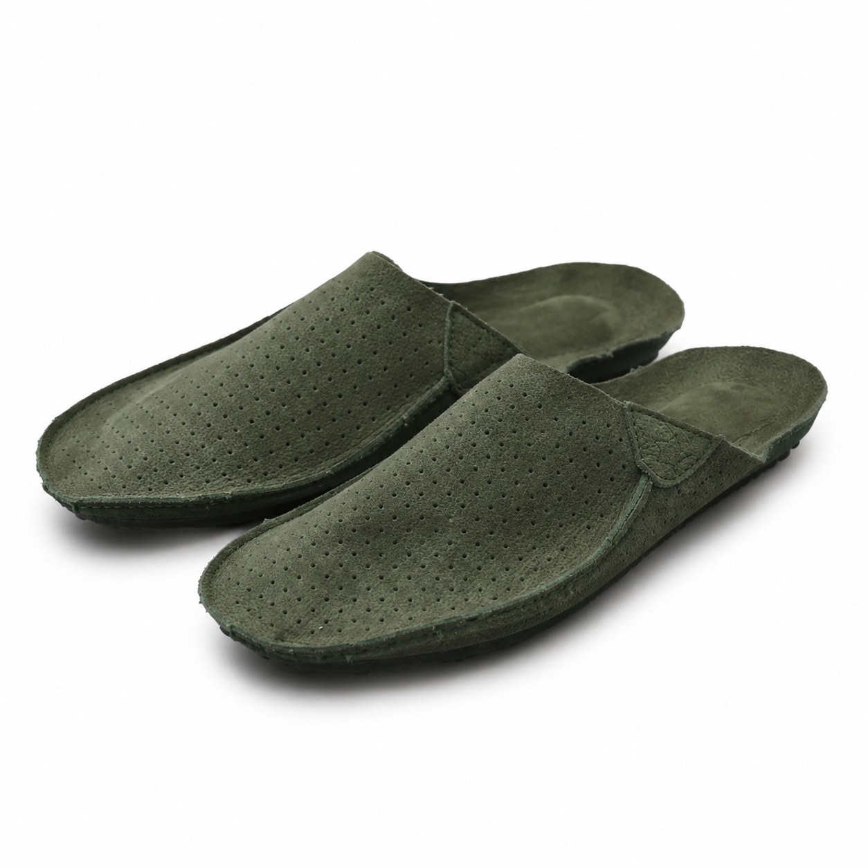 Lission Lambskin Leather Slippers