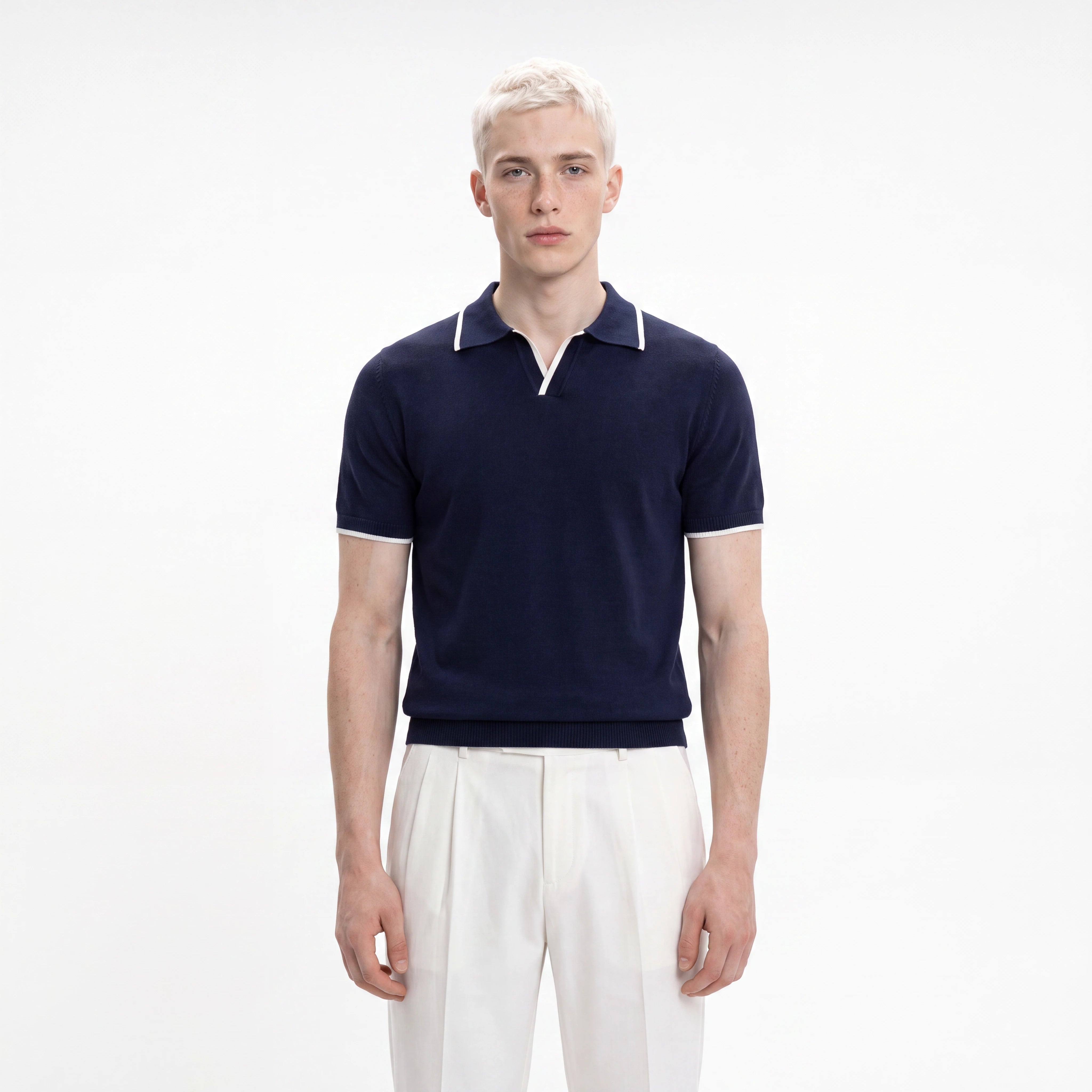 Newport Knitted Polo
