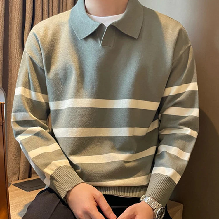 Santiago Long Sleeve Polo Knit