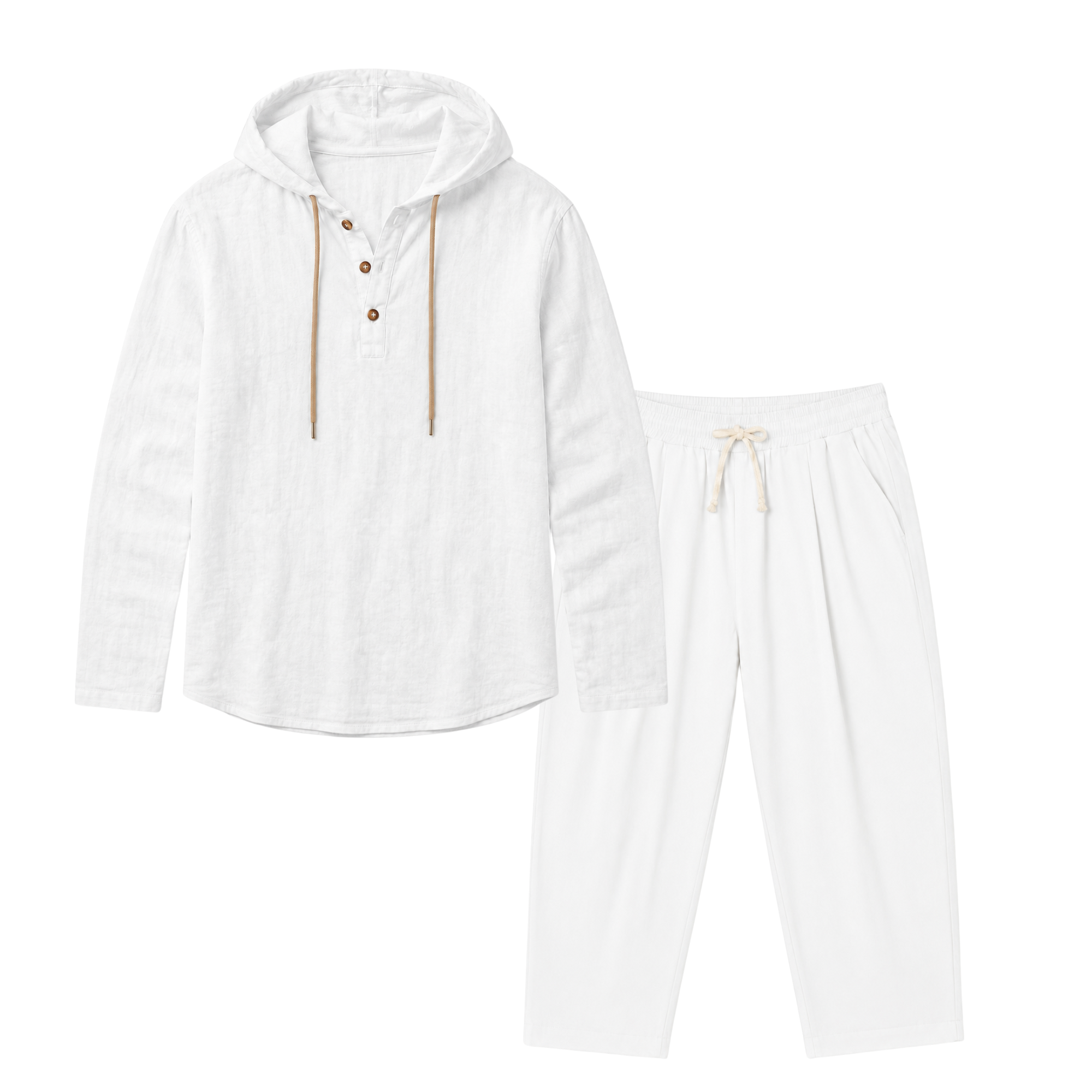 Barcelona Linen Henley Set