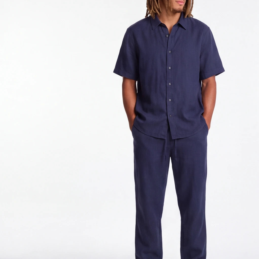 Old Money Linen Resort Combo - Short Sleeve