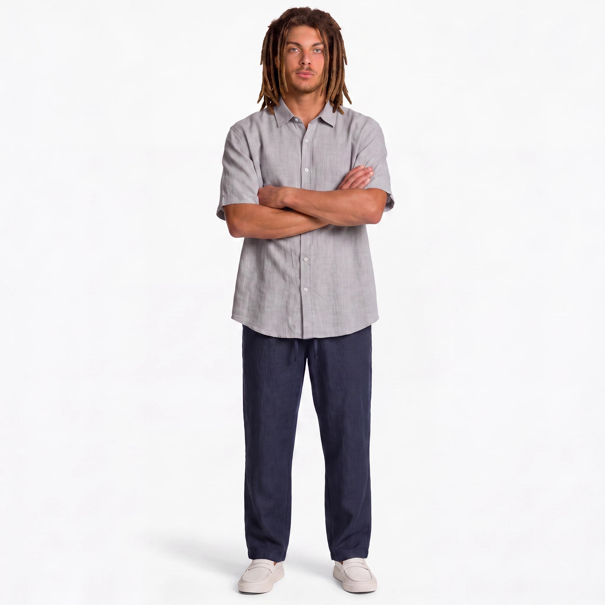 Old Money Linen Resort Combo - Short Sleeve
