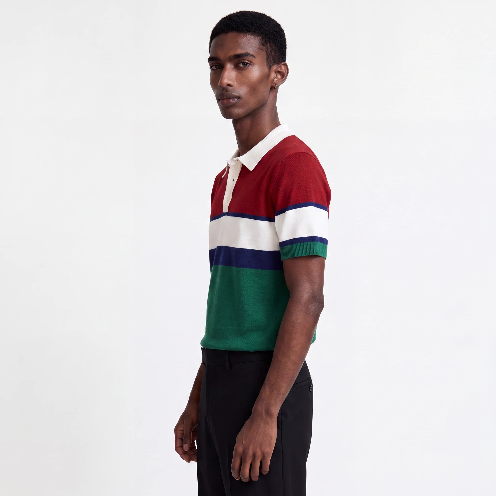 Antala Knitted Polo Top
