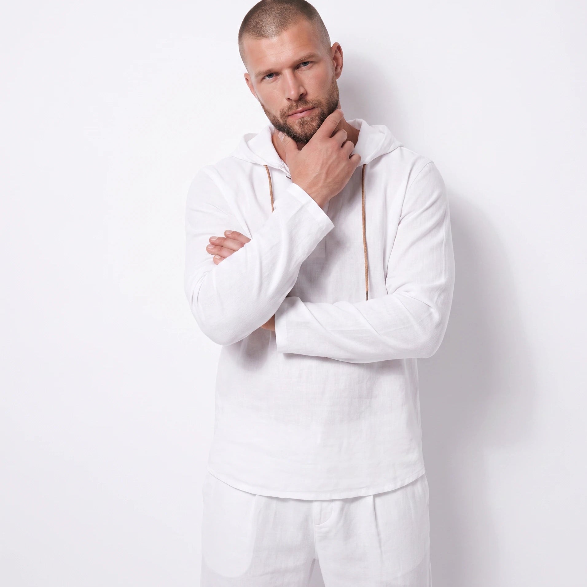 Barcelona Linen Henley Set