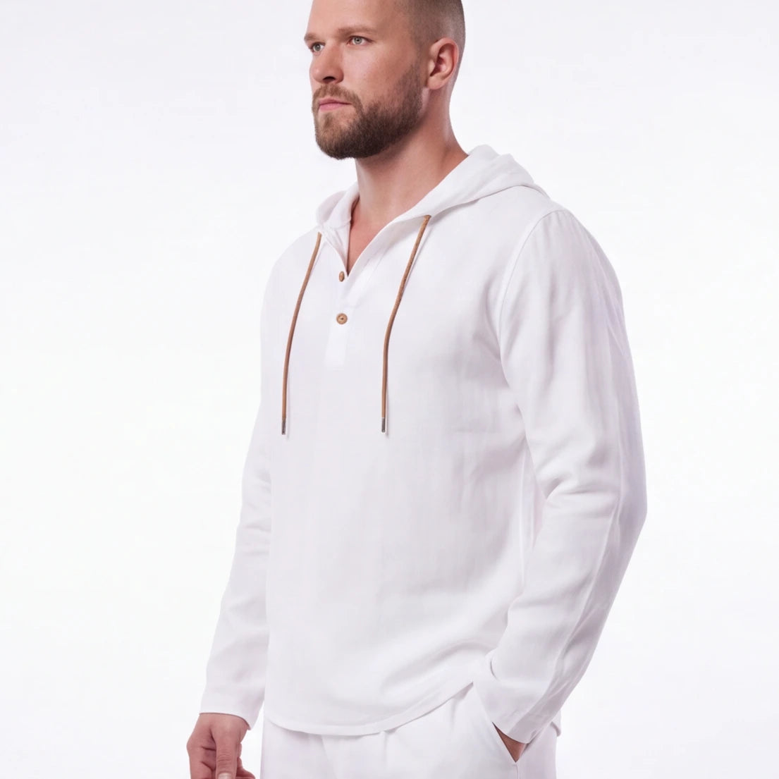 Barcelona Linen Henley Set