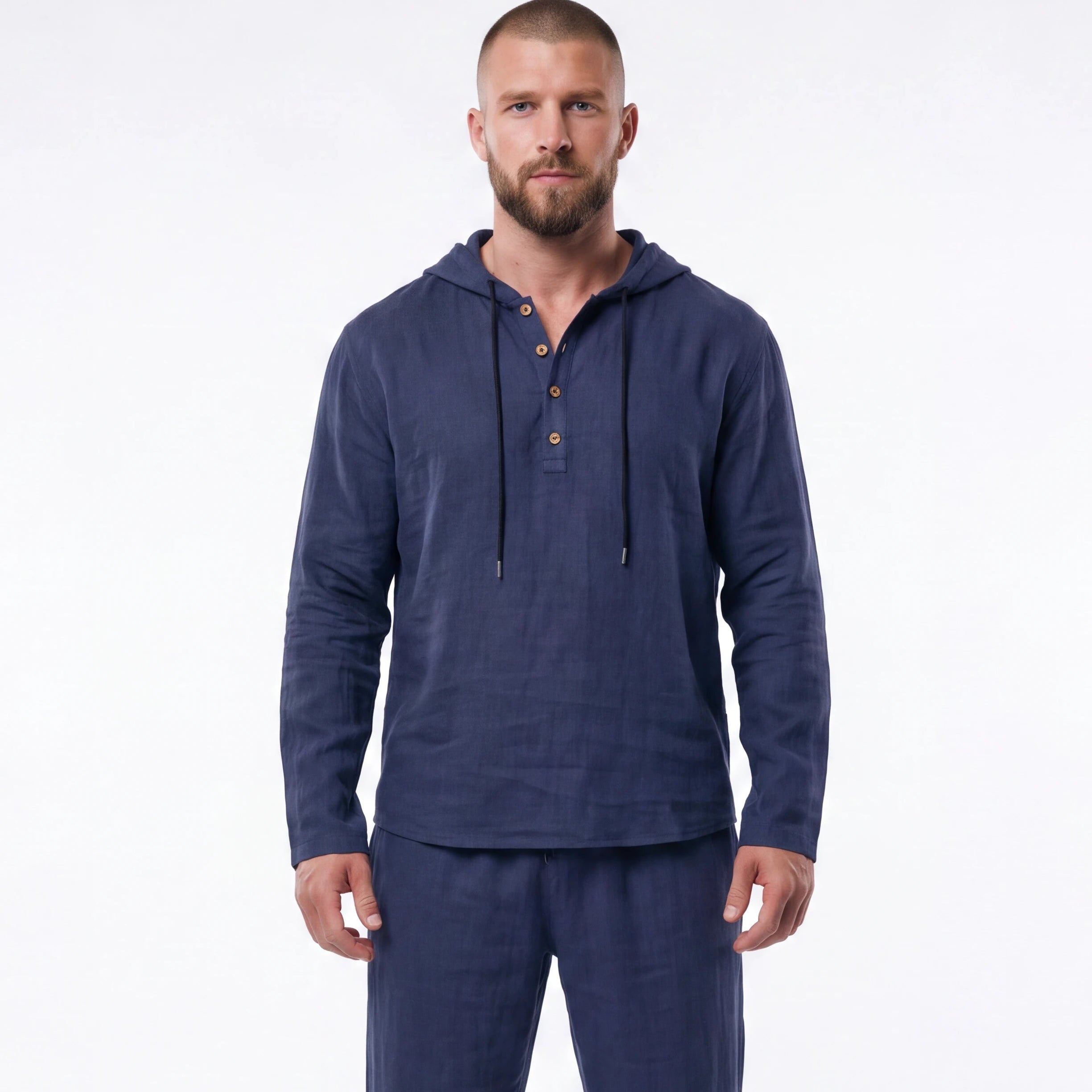 Barcelona Linen Henley Set