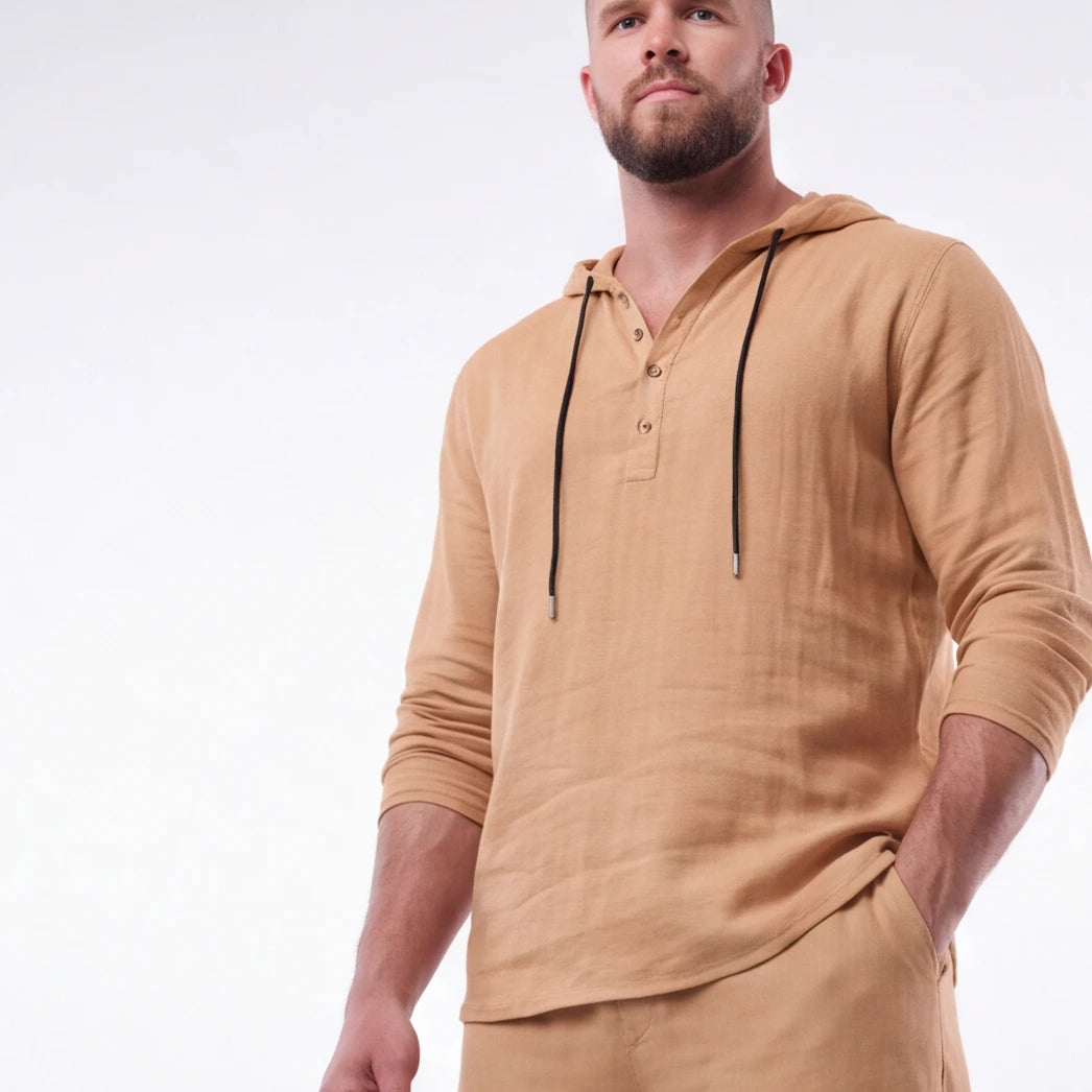 Barcelona Linen Henley Set