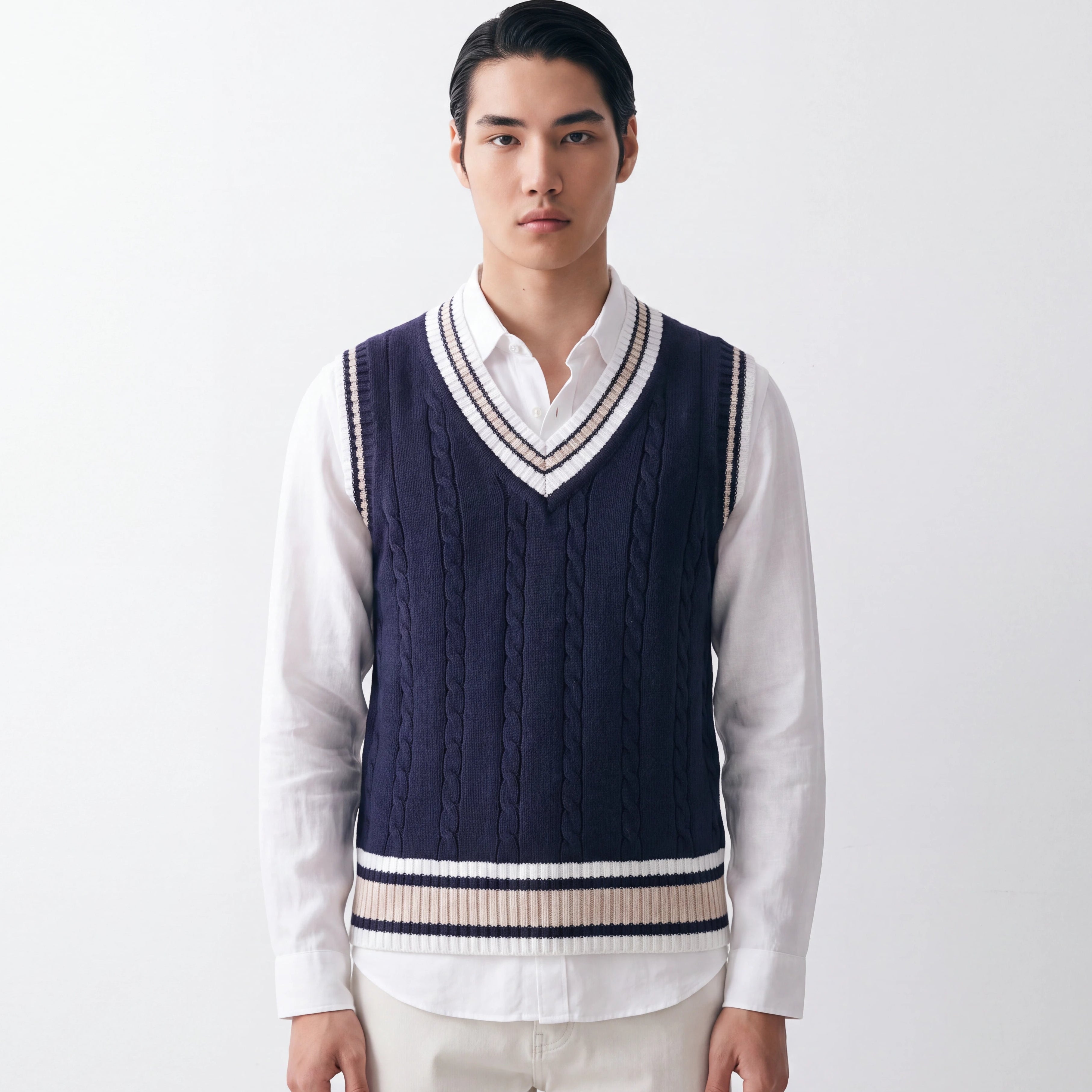 Oxford Knitted Vest