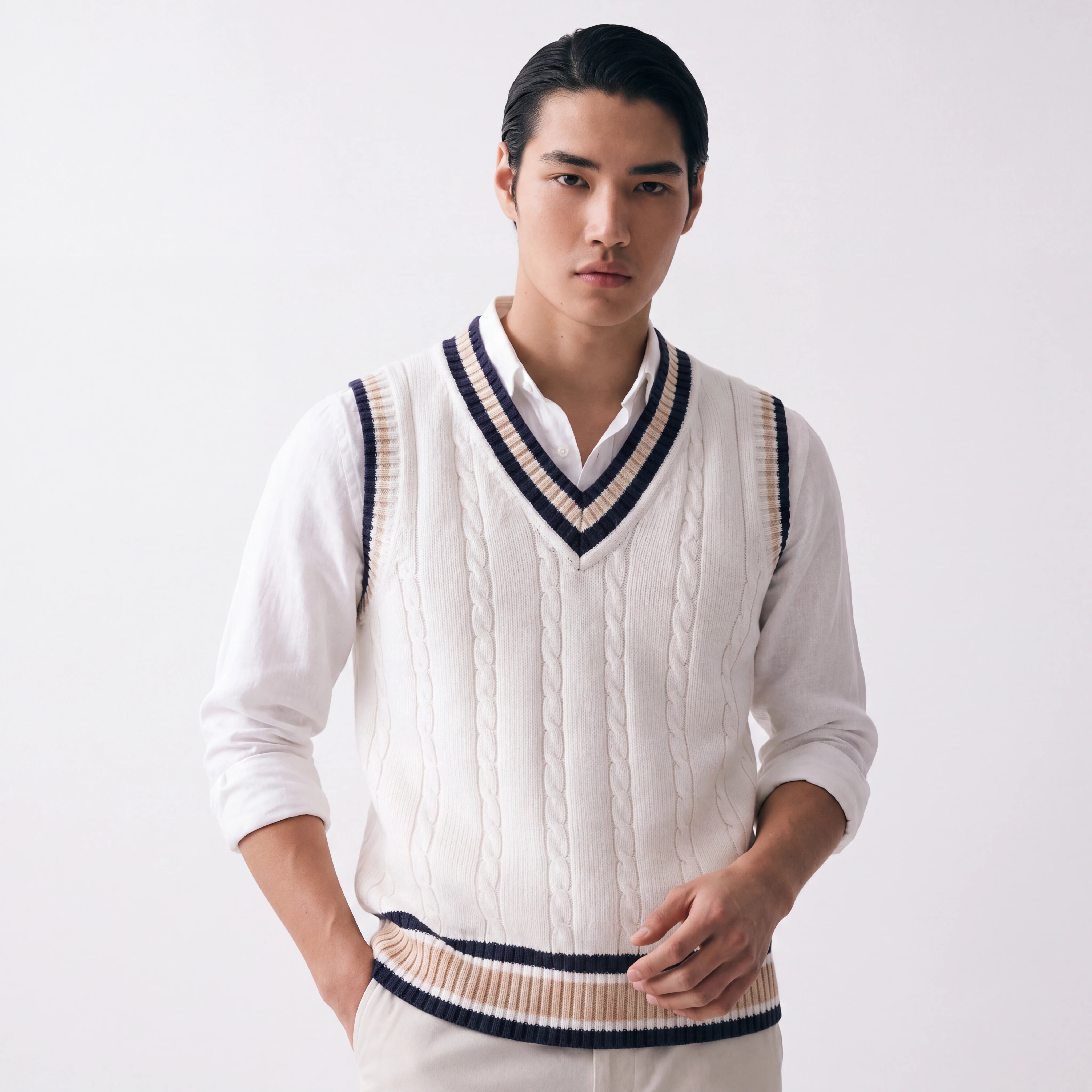 Oxford Knitted Vest
