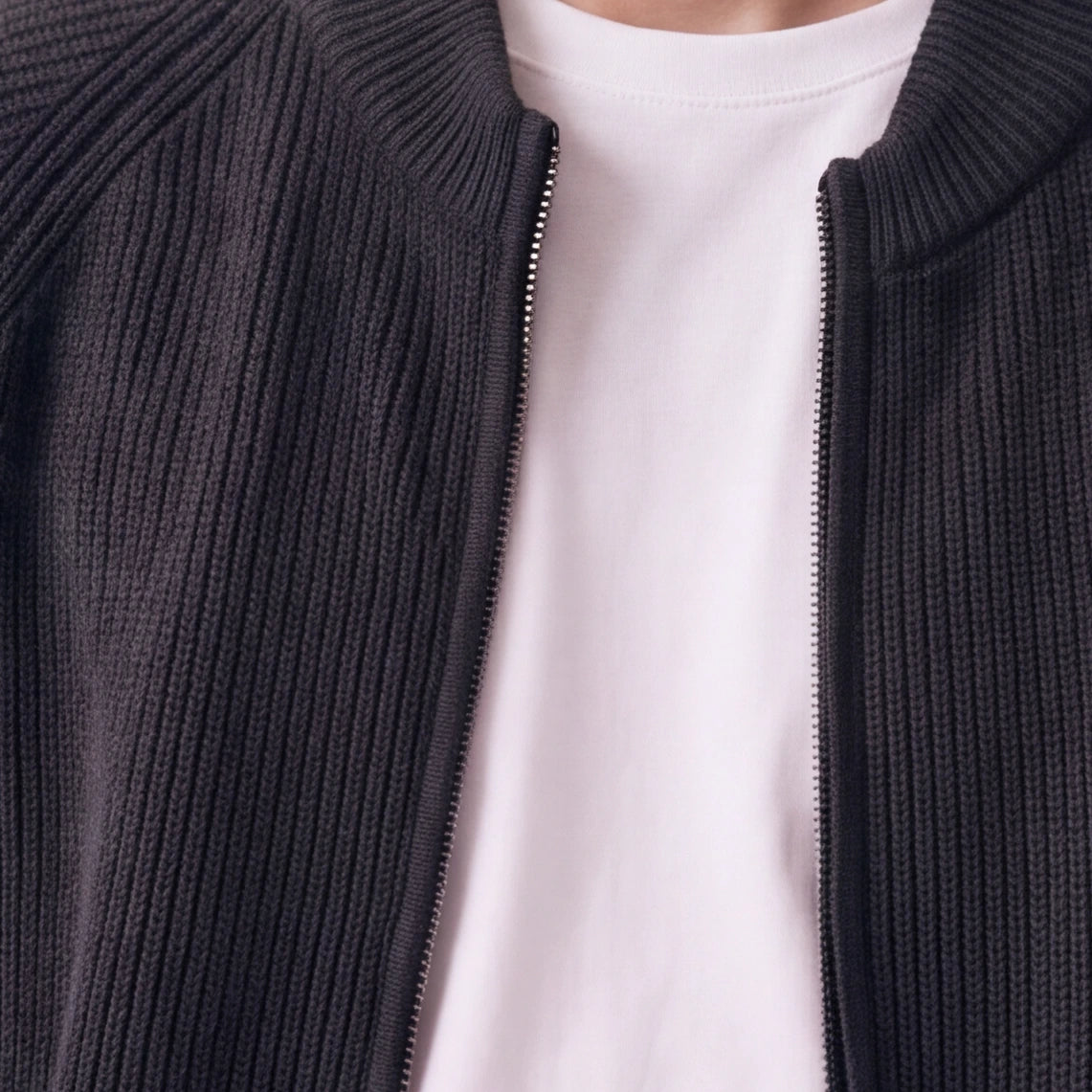 Thomas Knit Zip Cardigan