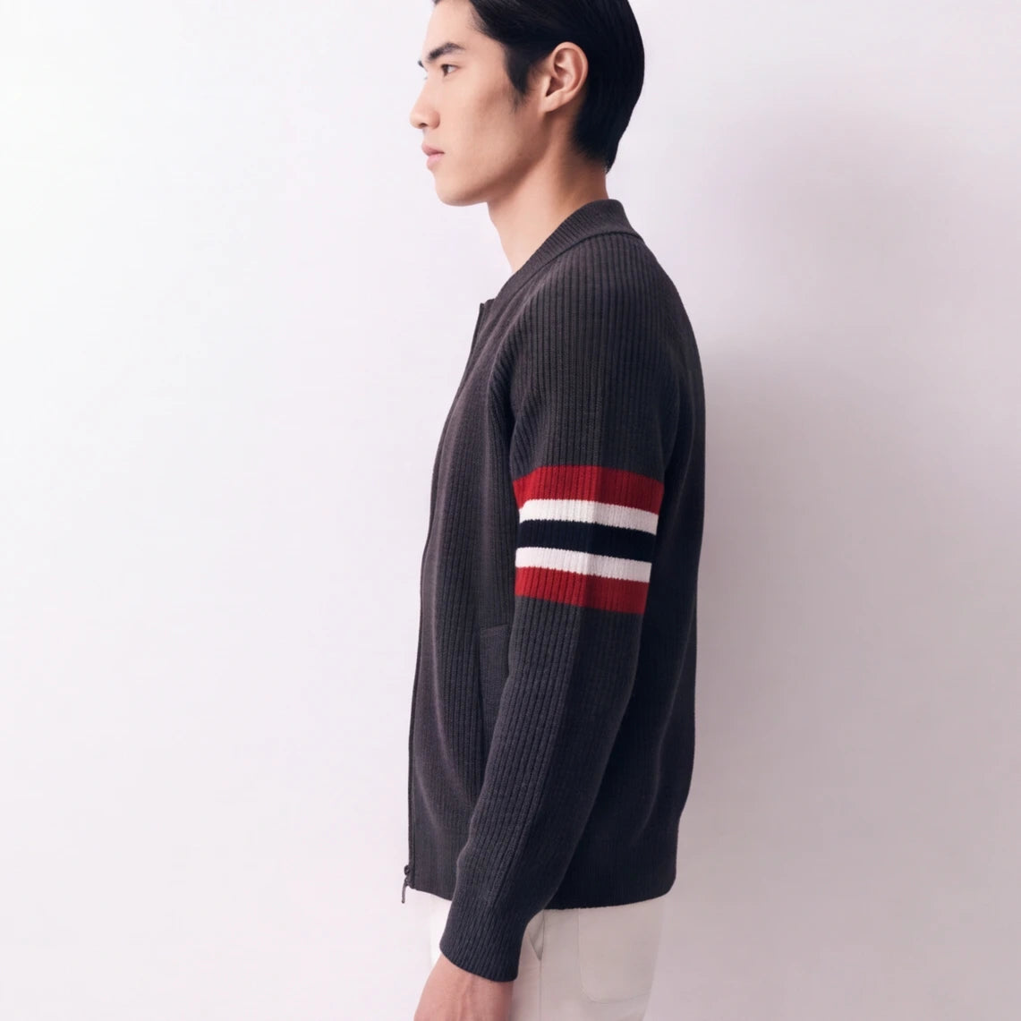Thomas Knit Zip Cardigan