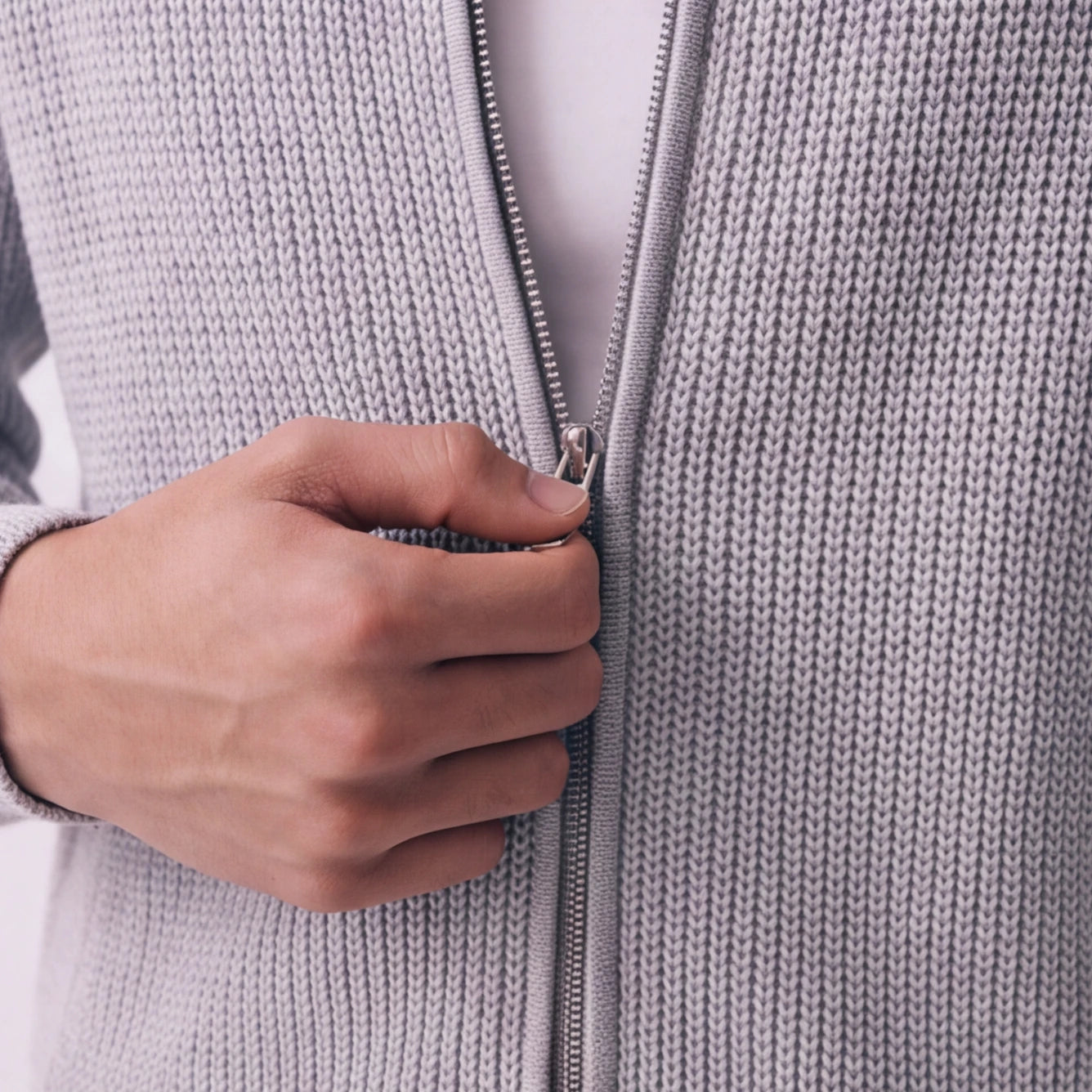 Thomas Knit Zip Cardigan