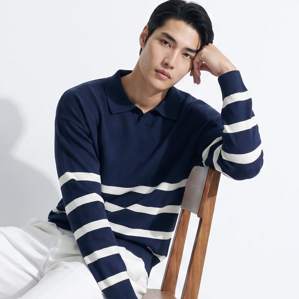 Santiago Long Sleeve Polo Knit