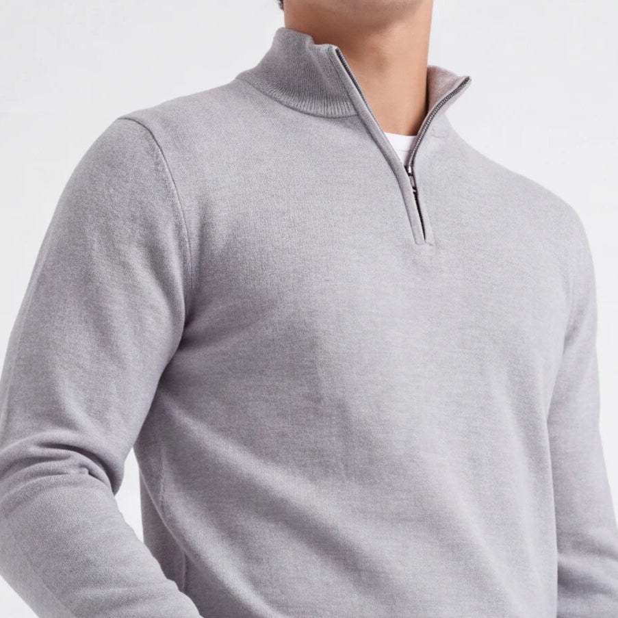 Palm Cove Quarter Zip Knitted Sweater